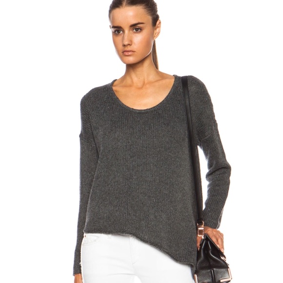 helmut lang grey sweater